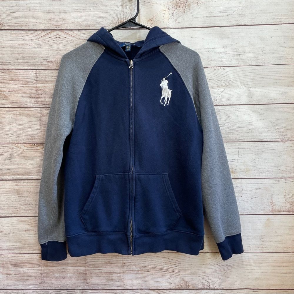 POLO RALPH LAUREN‎ BIG PONY ZIP FRONT HOODIE